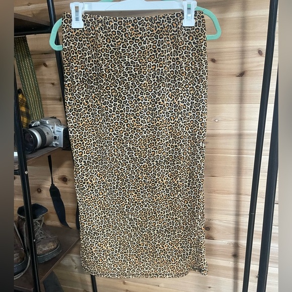 AFRM Tan Pencil Midi Skirt for Cocktail - Picture 1 of 6
